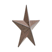 Metal Star Speckled Rust Brown Distressed 4x4 (3PC Bundle)