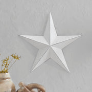 Metal Star Speckled White Distressed 18x18 (3PC Bundle)