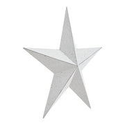 Metal Star Speckled White Distressed 18x18 (3PC Bundle)