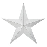 Metal Star Speckled White Distressed 36x36 (3PC Bundle)
