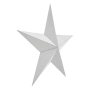 Metal Star Speckled White Distressed 36x36 (3PC Bundle)