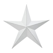 Metal Star White Distressed 36x36 (3PC Bundle)