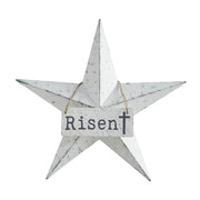 Celebrate Grace Metal Star w/ Risen Tag 12x12 (2PC Bundle)