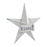Celebrate Grace Metal Star w/ Risen Tag 12x12 (2PC Bundle)