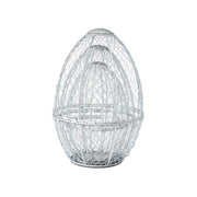 Bunny Hop Chicken Wire Egg Shaped Baskets Set of 3 Sizes (6PC Bundle)