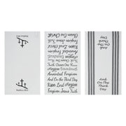 Celebrate Grace Words Of Faith Tea Towel Set of 3 16x28 (6PC Bundle)