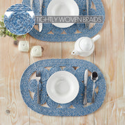 Celeste Blended Blue Indoor/Outdoor Placemat 13x19 (6PC Bundle)