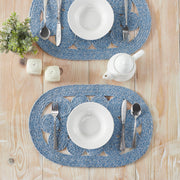 Celeste Blended Blue Indoor/Outdoor Placemat 13x19 (6PC Bundle)