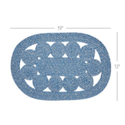 Celeste Blended Blue Indoor/Outdoor Placemat 13x19 (6PC Bundle)