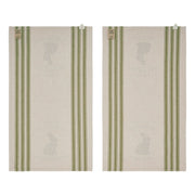 Bunny Hop Cottontail Candy Co Tea Towel Set of 2 16x28 (4PC Bundle)