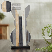 Wooden Painted Rabbit 12x6x2.25 (2PC Bundle)