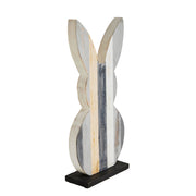 Wooden Painted Rabbit 12x6x2.25 (2PC Bundle)