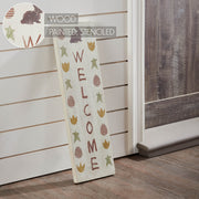 Easter Welcome Wooden Sign 20x6 (2PC Bundle)