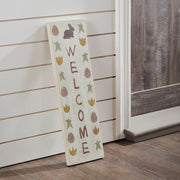 Easter Welcome Wooden Sign 20x6 (2PC Bundle)