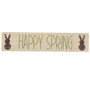 Happy Spring Wooden Sign 3x14 (2PC Bundle)
