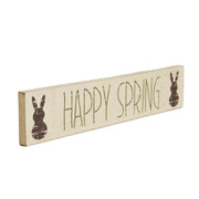 Happy Spring Wooden Sign 3x14 (2PC Bundle)