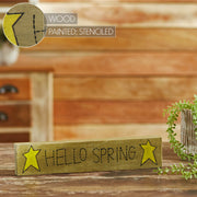 Hello Spring Wooden Sign 3x14 (2PC Bundle)