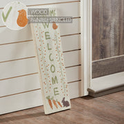 Springtime Welcome Wooden Sign 20x6 (2PC Bundle)