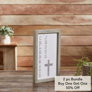 Celebrate Jesus Wooden Shadow Box Frame 15x9x1 (2PC Bundle)