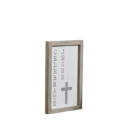 Celebrate Jesus Wooden Shadow Box Frame 15x9x1 (2PC Bundle)