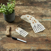 Celebrate Grace Crosses Paper Tag 4.75x2.25 w/ Twine Set of 50 (100PC Bundle)