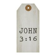 Celebrate Grace John 3:16 Paper Tag 4.75x2.25 w/ Twine Set of 50 (100PC Bundle)