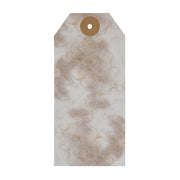 Spring In Bloom Tea Stained Red Tulip Paper Tag 4.75x2.25 w/ Twine Set of 50 (100PC Bundle)