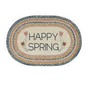 Kaila Happy Spring Jute Rug Oval 20x30 (2PC Bundle)