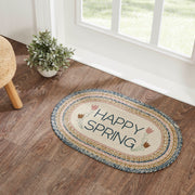 Kaila Happy Spring Jute Rug Oval 20x30 (2PC Bundle)