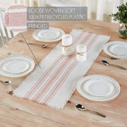 Antique White Stripe Coral Indoor/Outdoor Runner 12x36 (2PC Bundle)