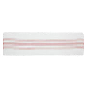 Antique White Stripe Coral Indoor/Outdoor Runner 12x48 (2PC Bundle)