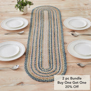 Kaila Jute Oval Runner 12x48 (2PC Bundle)