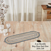 Kaila Jute Oval Runner 8x24 (2PC Bundle)