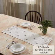 Embroidered Bee Runner 13x36 (2PC Bundle)
