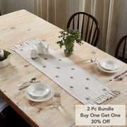 Embroidered Bee Runner 13x48 (2PC Bundle)