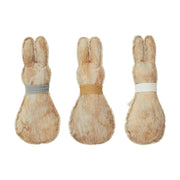 Spring In Bloom Scarfed Primitive Bunny Pillow 6x2.5 Set of 3 (6PC Bundle)