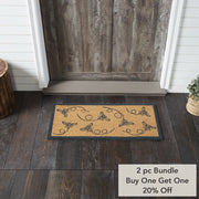 Buzzy Bees Coir Rug Rect 17x36 (2PC Bundle)