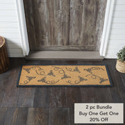 Buzzy Bees Coir Rug Rect 17x48 (2PC Bundle)