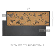 Buzzy Bees Coir Rug Rect 17x48 (2PC Bundle)