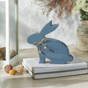 Bunny Hop Wooden Enamel Bunny w/ Natural Beads 9x9.5x1.5 (2PC Bundle)