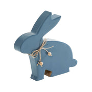 Bunny Hop Wooden Enamel Bunny w/ Natural Beads 9x9.5x1.5 (2PC Bundle)