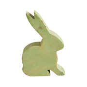 Bunny Hop Wooden Sitting Bunny In Green 6.75x5x1.5 (2PC Bundle)