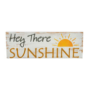 Spring In Bloom Hey There SunshineWall Sign 4x11x0.75 (2PC Bundle)