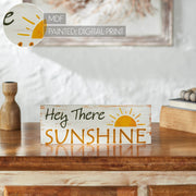 Spring In Bloom Hey There SunshineWall Sign 4x11x0.75 (2PC Bundle)