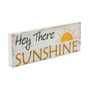 Spring In Bloom Hey There SunshineWall Sign 4x11x0.75 (2PC Bundle)