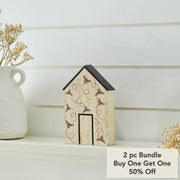 Buzzy Bees Bee HouseWall Sign 6x4.5x1 (2PC Bundle)