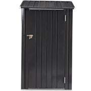 Outdoor Storage Shed, 3 x 3 FT Metal Steel Garden Shed with Single Lockable Door, Small Shed Outdoor Steel Utility Tool Shed for Backyard Patio Garden Lawn
