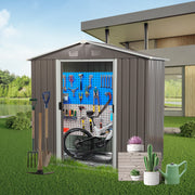 6ft x 4ft Outdoor Metal Storage Shed