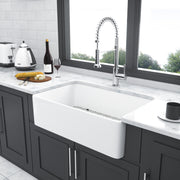 Farmhouse/Apron Front White Ceramic Kitchen Sink