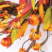 Barnyard Bittersweet & Pumpkins Wreath - 22"
